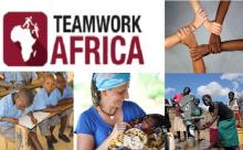 Peggy Halvorson and Teamwork Africa logo