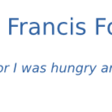 logo for Saint Francis food pantry