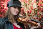 Efrat with her violin